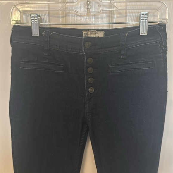 Free People Dark Flare Denim - Picture 2 of 3